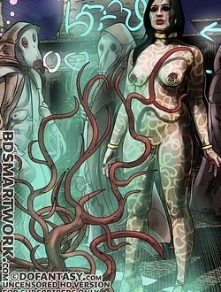 The vines were moving, trying unsuccessfully to get a hold on breasts or penetrate vaginas - Black Star Timelapse