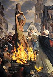 No mercy for adulterous witches - Witch hunt by Damian art