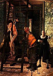 Her whole body jerked under the searing pain - Inquisition hell 2 by Quoom