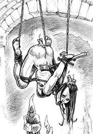 As a good Christian I keep my promises - Burning at the stake by Rougin