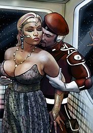 She walked slowly across the room towards Varkonem - Black Star by Mr Kane