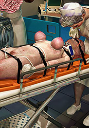 She tried to moan in discomfort - Nurse nightmare by Turk